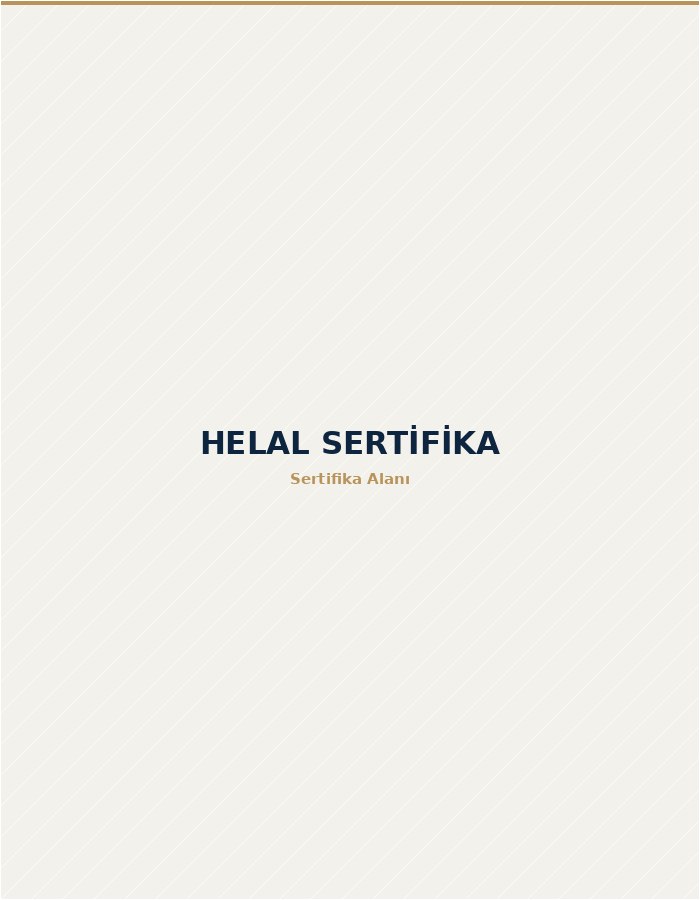 Helal sertifikası
