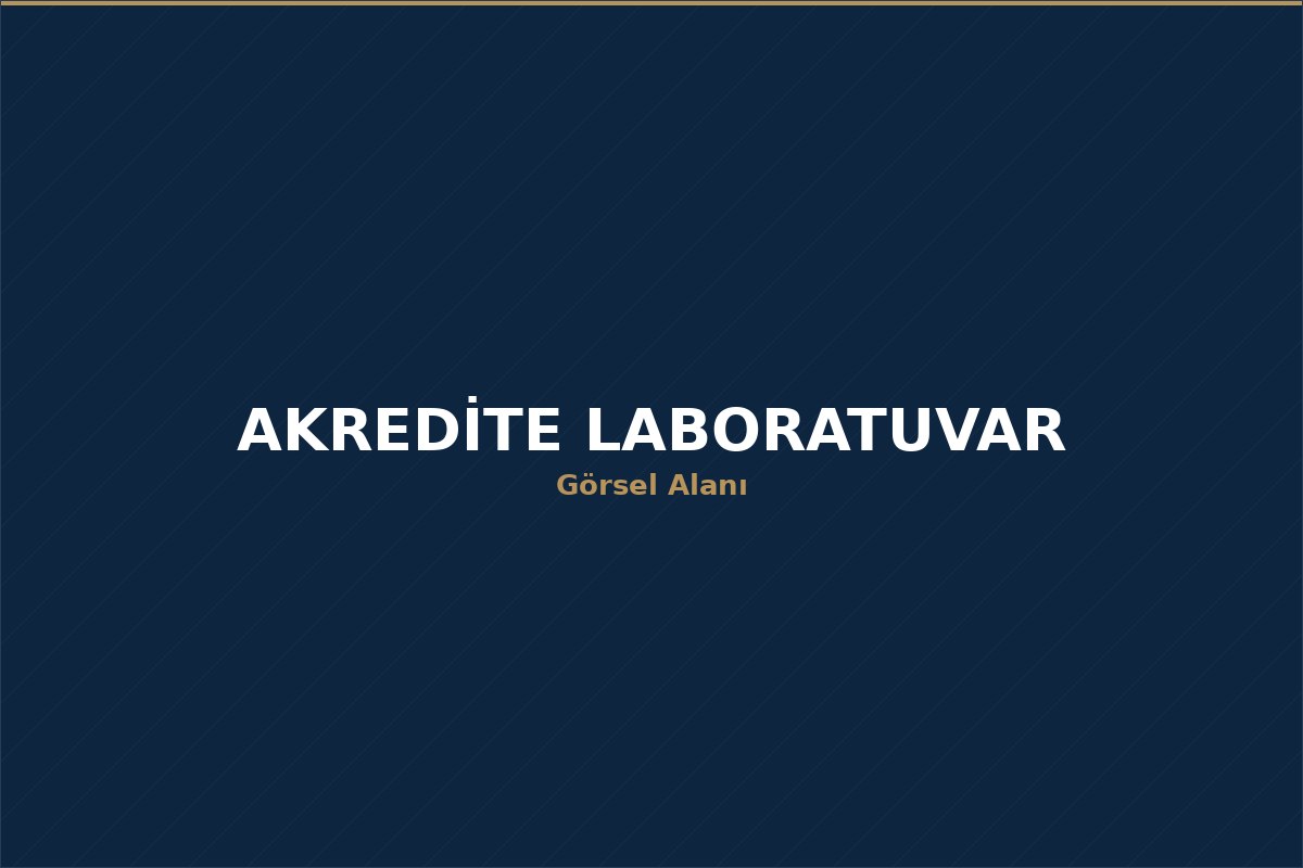 Vital Active ürünlerinin test edildiği akredite laboratuvar